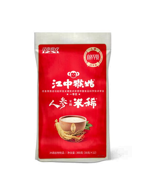 江中猴(hou)菇 人(ren)參(can)米糊 米(mi)稀